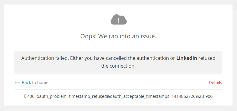 535 authentication failed